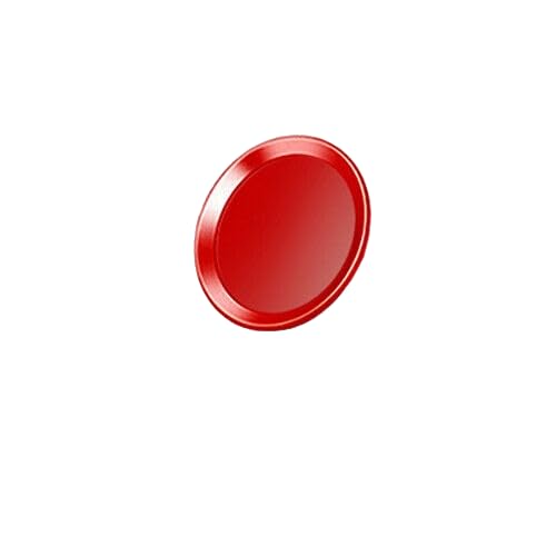 RED RED Ring Home Button Sticker Compatible with iPhone 5S/SE/6/6S/6 Plus Touch ID Button Sticker for 7/7 PLUS/8/8 Plus/Mini 3/Air 2/Mini Home Key Fingerprint