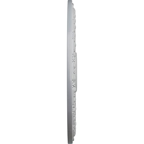 Image of Ekena Millwork CM18RAFRF Raymond Ceiling Medallion, 18 1 /8 OD 3 5 /8 ID x 1 1 /8 P, Frost