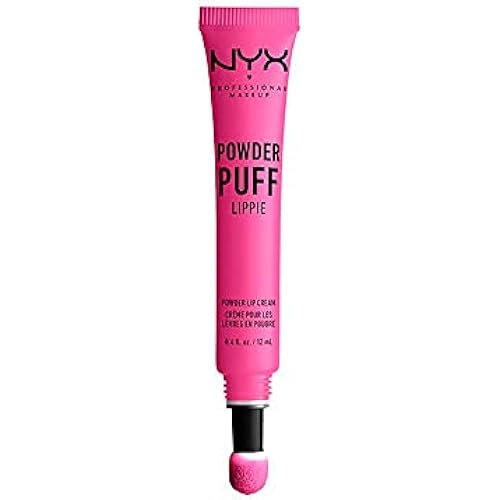 NYX PROFESSIONAL MAKEUP Powder Puff Lippie Lip Cream, Liquid Lipstick - Bby (Fuchsia)