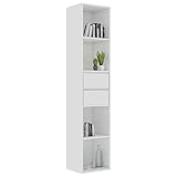 STILE MODERNO: il mobile alto bianco lucido può essere perfettamente integrato nell'arredamento della tua casa e aggiungere un tocco moderno al tuo arredamento esistente