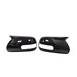 Car Sticker Rearview Side Mirror Cover Wing Cap Compatible For Scion TC 2011-2016 Exterior Door Rear View Case Trim Carbon Fiber Look ABS(With Light Black)
