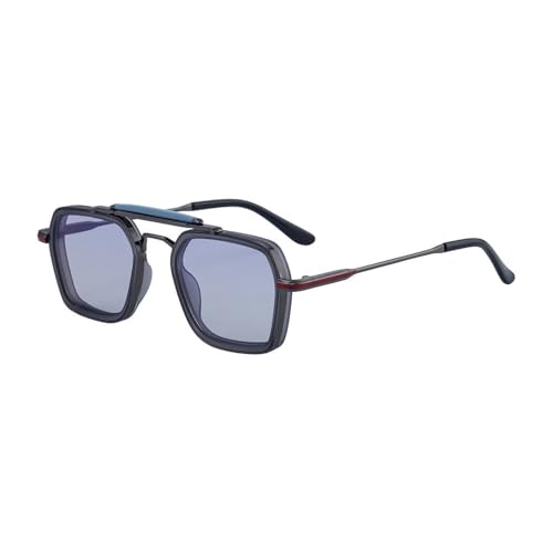 Lunettes de soleil carrées protection solaire garantie style rétro