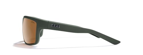 Image of Zeal Optics Men's Red Cliff Rectangular Sunglasses