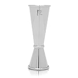 The Art of Craft Japanese Jigger: 1oz 2oz Stainless Steel Double Cocktail Jigger with Measurements I
