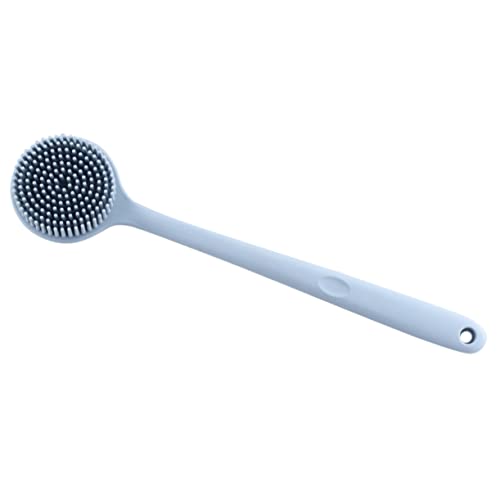FOMIYES Cepillo Exfoliante Para Espalda Cepillo Exfoliante Para Ducha Guantes Exfoliantes Máquina Exfoliante Eléctrica Para Piscinas Gel De Baño Esponja De Red De Silicona Azul