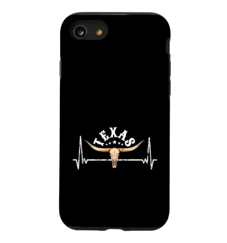 Texas - USA - Pride Since 1845 Texas heartbeat �t�@��T�V���c �X�}�z�P�[�X iPhone SE (2020) / 7 / 8 �p