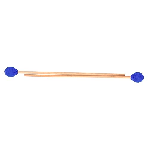 2 baquetas para marimba con cabeza de lana y mango duradero miniatura 1