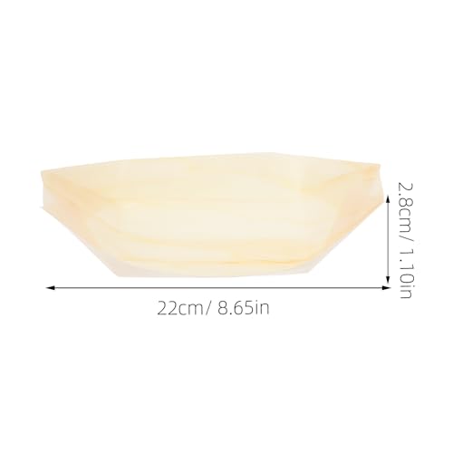 50 platos desechables en forma de barco para sushi 8 pulgadas miniatura 2