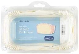 Lakeland Straight Edge 2lb Loaf Tin Baking Parchment Paper Liners - Pack of 40