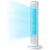 PELONIS 30 Inch Oscillating Tower Fan with 3 Speed Settings and Auto-off Timer, Standing Fan PFT28A2BWW, White
