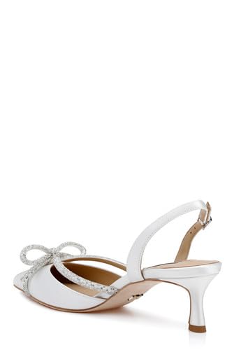 Image of Badgley Mischka Women's Angelina Slingback Kitten Heels