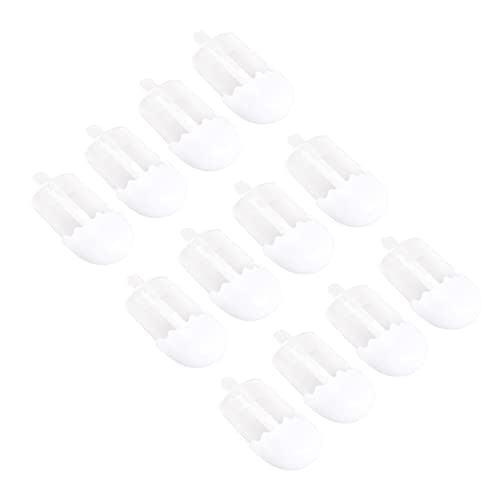 Homoyoyo 12Piezas Caja de Blanca para Dulces y Helados Contenedores para Bodas y Celebraciones Transparente