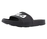 slide filariasis linfatica Chanclas Zapato Fila Sandalias para hombre Sleek Slide Lt, Negro/Blanco, 41.5 EU