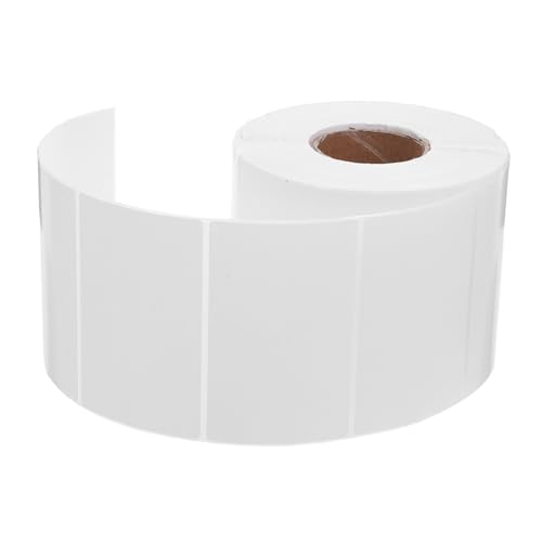 Autocollants rectangulaires étiquettes blanches pour pots à épices et bouteilles de cuisine