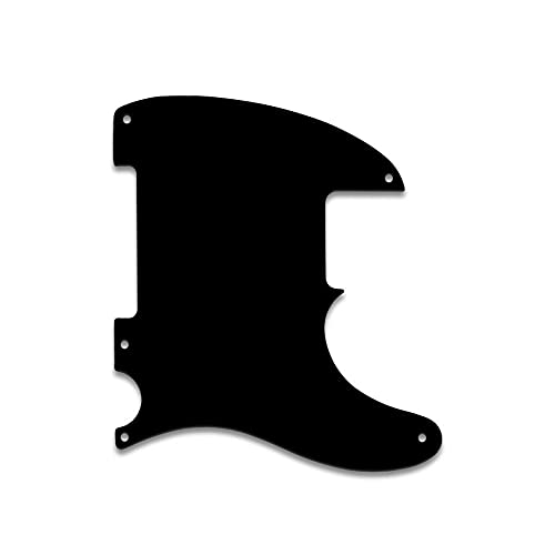 WD MUSIC �e���L���X�^�[ �G�X�N���C���[�p �s�b�N�K�[�h FENDER TELECASTER ESQUIER BLACK WHITE BLACK