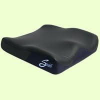 Saddle Anti-Thrust Wheelchair Cushion Size 18" x 16", Gel No