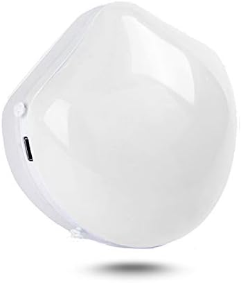 Reusable Electric Respirator with Replaceable Activated Carbon Filter, Kids Half Facepiece Air Purifier for Anti Dust Gas Pollen Allergy PM2.5