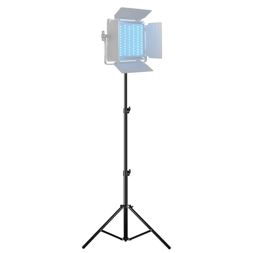 Image of GVM Photography Light Stand 75 inch /190cm, Portable Aluminum Photo Video Tripod Stand with 1 /4 inch Screw for Softbox, Photo Studio Panel Video Light, Photographic Equipments