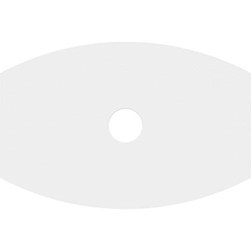 Image of Ekena Millwork CMP22X14KY-03000 Kailey Architectural Grade PVC Contemporary Urethane Ceiling Medallions 22 inchW x 14 5 /8 inchH x 3 inchID x 11 3 /4 inchC x 1 inchP