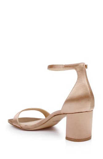 Jewel Badgley Mischka Reese Simple Block Heel Sandal4