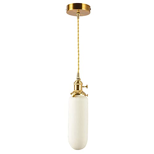 LIWEILD Lustre, Abat-Jour en céramique Plafonnier Suspension Réglable M-INI Lustre Moderne Luminaires Suspendus for Îlot de Cuisine Salle à Manger Chambre...