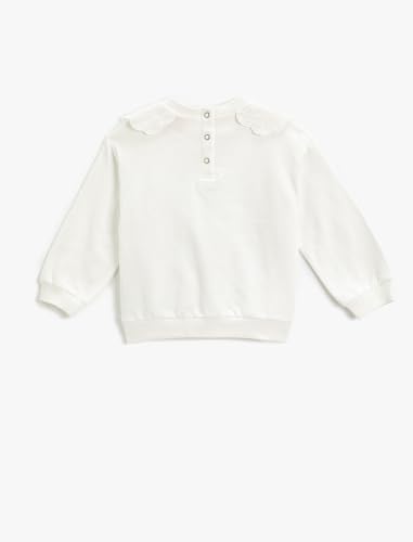 Sweat col Peter Pan filles Koton avec boutons-pression dos - 2