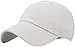 KB-LOW WHT Classic Cotton Dad Hat Adjustable Plain Cap. Polo Style Low Profile (Unstructured) (Classic) White Adjustable
