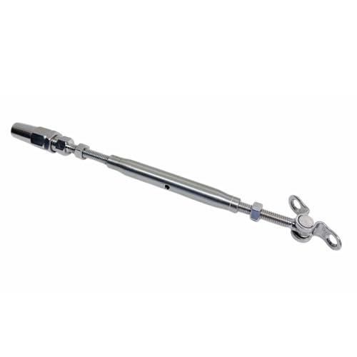 Prolinemax Marine Stainless Steel T316 Cable Deck Toggle y Tensores Swageless 3/16" miniatura 4