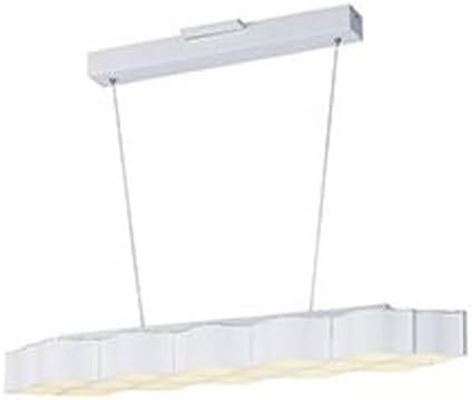 ET2 Lighting E24127-MW Billow-90.08W 16 LED Linear Pendant-7.25 Inches Wide by 3.5 inches high,