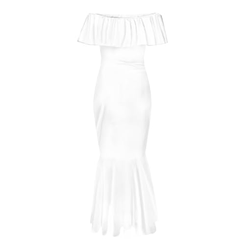 Image of Polynesian for Women S-7XL Off Shoulder Maxi Dress Hawaiian Summer Dresses