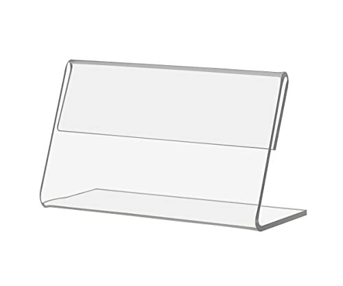 Acrylic Slant Back Display Sign Holder 3.5