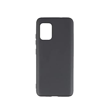 Capa para Asus Zenfone 8 Mini ZS590KS, capa traseira de TPU macia à prova de choque de silicone anti-impressões digitais Capa protetora de corpo inteiro para Asus Zenfone 8 ZS590KS (preto)