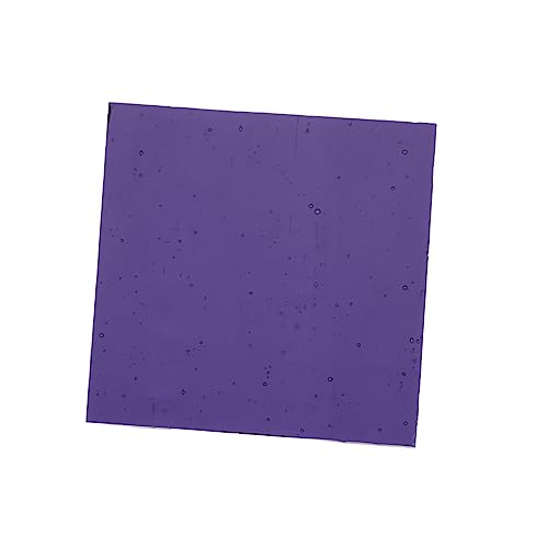 BELLIFFY 1pc Sheet Blue Glass Labs Experiment Chemistry Experiment Device Square Microscope Slip Science Microscope Slides Square Tool Blue Correction Lighting Gel Cobalt Blue