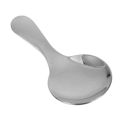 FUNOMOCYA Portable Stainless Steel Tea Leaf Spoon Compact Scoop for Soup Tea Condiments for Travel Daily Use