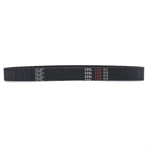 Courroie dentée en caoutchouc 225L 571,5 mm 60T conçue pour un mouvement synchronisé pour imprimantes 3D machines d'automatisation d'usine (30 mm)