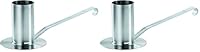 RÖSLE Hähnchenbräter, Edelstahl 18/10, 250 ml Behälter, Abnehmbarer Griff, für Grill und Backofen, spülmaschinengeeignet, Silber (Packung mit 2)