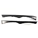 GSRECY Driver and Passenger Side Front Bumper Lower Grille Headlight Filler Trim Moulding Panel Compatible with BMW E46 325i 330i 4 Door 1998-2005