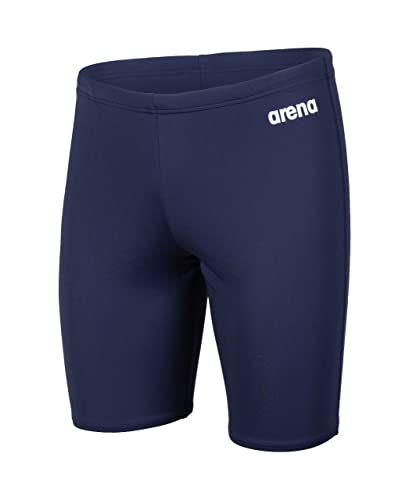 ARENA Solid Team Bañador Hombre, Traje de Baño de Secado Rápido, Jammer Hombre, Tejido MaxLife Eco con Máxima Resistencia al Cloro y Protección UV UPF 50+, Forro Frontal