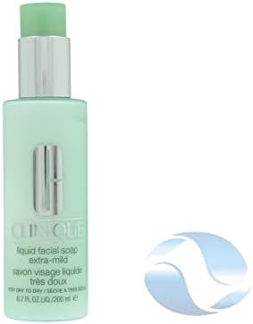 Clinique Liquid Facial Soap Extra Mild - Very Dry to Dry by Clinique for Unisex - 6.7 oz Facial Soap, 201 milliliters