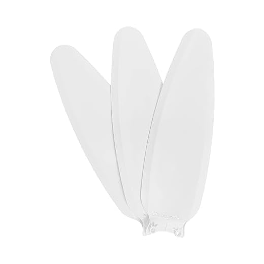 Conjunto Hélice 3 Pás Ventilador De Teto Wind Ventisol Branco Injetável