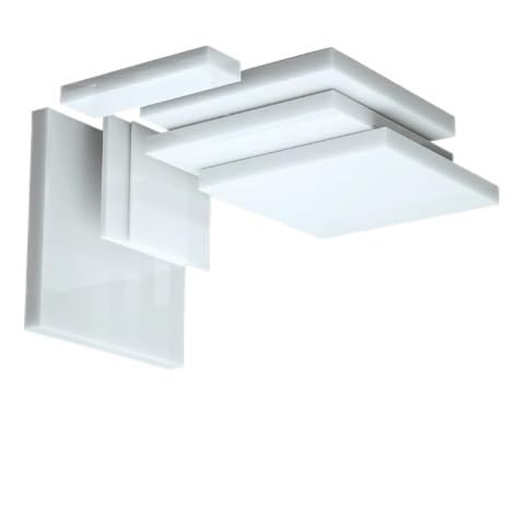 2Pcs White PP Reusableplastic Blocks - 120×120mm Anti-Vibration Support Pads