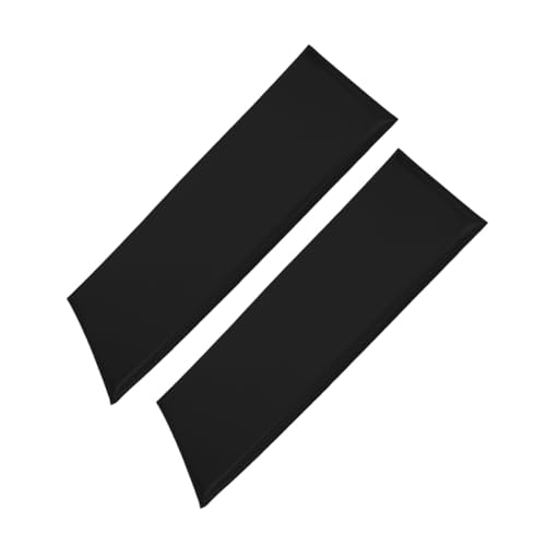 ifundom 2pcs Anti-Collision Soft Wall Padding Self-Adhesive Upholstered Cushion Pads 20x50cm for Bedroom Playroom Protective Headboard Wall Mat in Grey