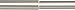 Umbra Twilight Curtain Rod Set – Wrap Around Design Ideal for Blackout or Room Darkening Panels, 28 to 48 Inches, Nickel