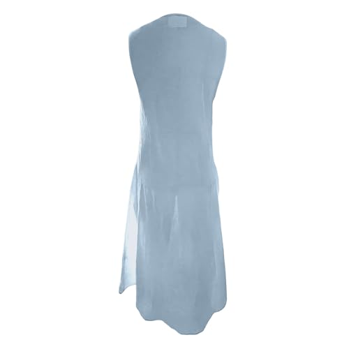 Robe de plage sans manches ultra confortable à coupe fluide et col en V - 3