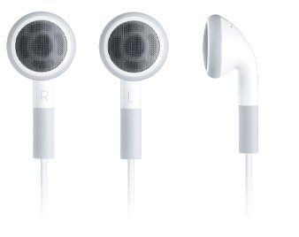 Stereo Earphones compatible with iPod iPhone iPad Sony Samsung - White