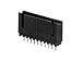 TE CONNECTIVITY 5-102202-3 AMPMODU 6 Position 2.54 mm Single Row Through-Hole Straight Shrouded Header - 10 item(s)