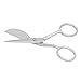 Akozon Mini Portable Tufting Carpet Shears, Stainless Steel Duckbill Hairball Trimming Scissors, Comfortable Grip Carpet Cutter and Trimming Tools (Silver)