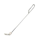 Charcoal Ash Tool - Stainless Steel Heavy Duty Poker, Barbecue Grilling Fire Management Accessory, Durable Wood Stove Cleaning Equipment, Heat Resistant Outdoor Cooking Tool | For BBQ Pizza Oven