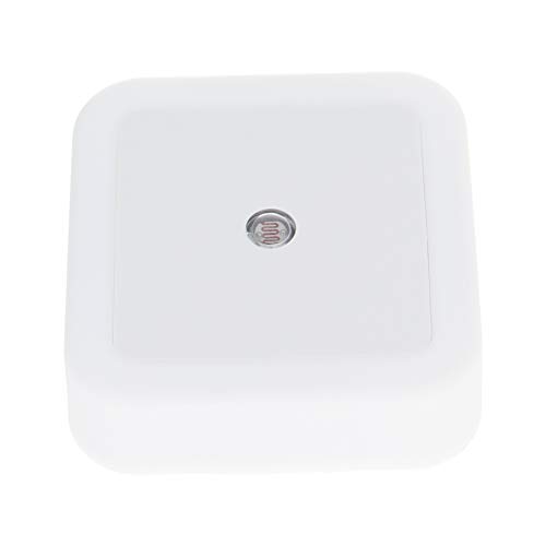 Image of Othmro ABS L62xW62xH40 Plug-in Night Light Warm Light LED Christmas Light Bulb Bed Lights with Auto Dusk-to-Dawn Sensor for Bedroom Kitchen Hallway White US Plug 6Pcs