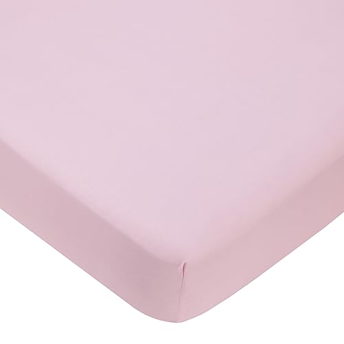 Image of Everything Kids Mermaid Pink and Blue Dream Big Little Mermaid 4 Piece Toddler Bed Set - Comforter, Fitted Bottom Sheet, Flat Top Sheet, and Reversible Pillowcase